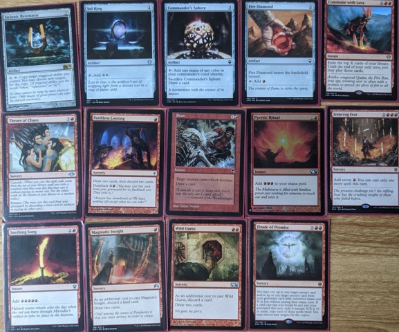 Rionya, Fire Dancer - Combat/Storm EDH Deck (Custom 100 Card Commander Deck)